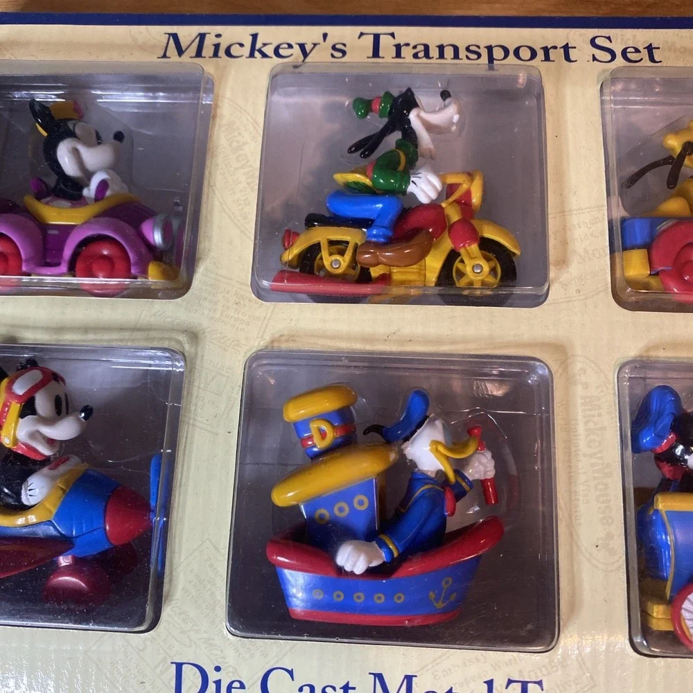 Disney Mickey's Transport‎ Set No. 26006 Die cast metal toys Sealed Box Wear